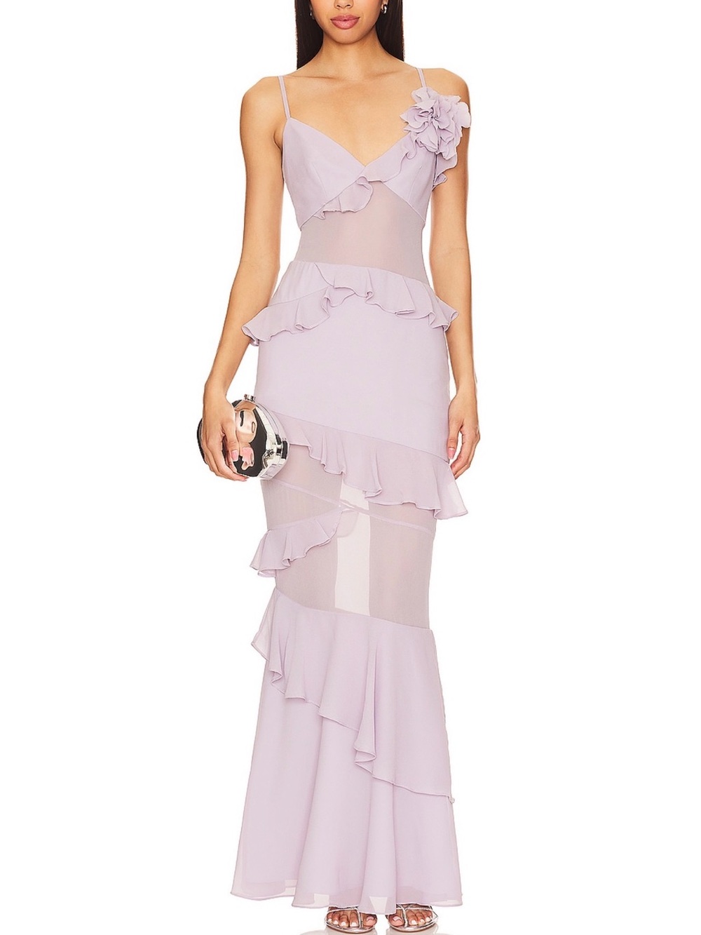 Lovers and Friends Wisteria Goen in Periwinkle Purple NWT